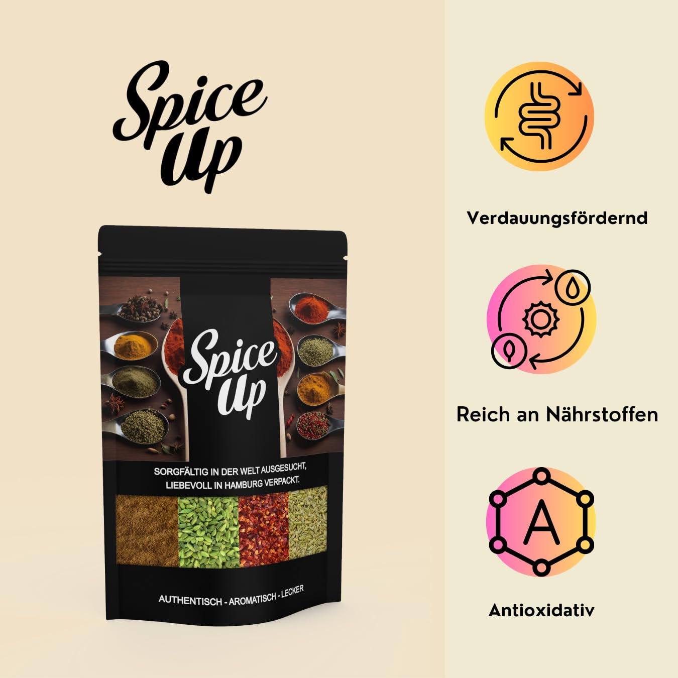 Spice up Orange Food Coloring 50G – Pomarańczowy barwnik spożywczy 50G – Jasny proszek koloryzujący do pomysłów kuchennych i wypieków – Do deserów, napojów, curry i kreatywnych dekoracji – Wegańskie i bez sztucznych dodatków
