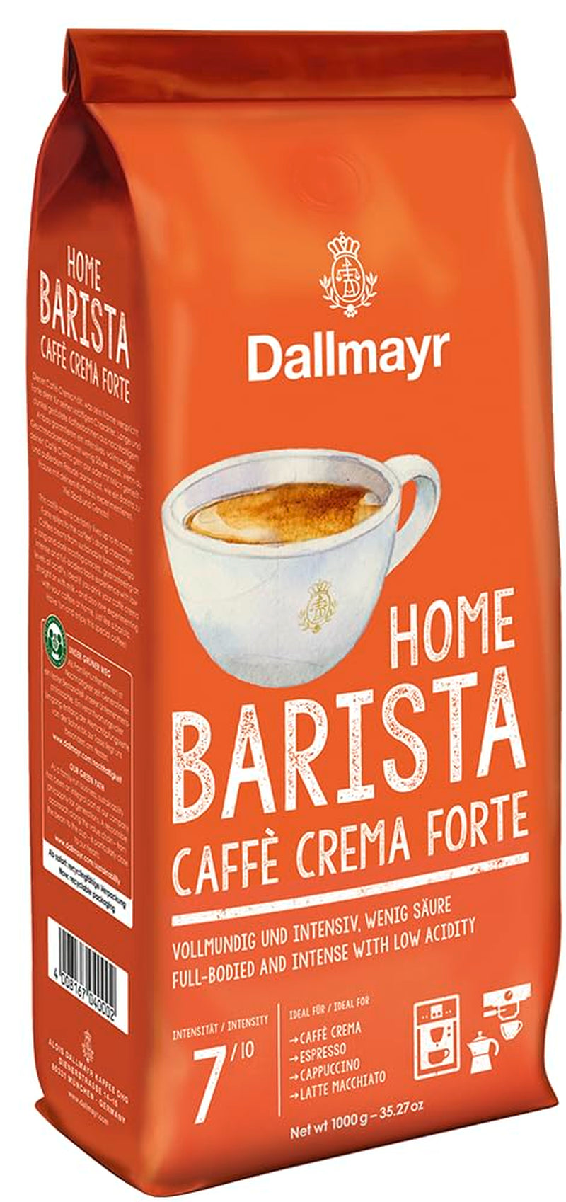 W domu Barista Caffé Crema Forte 1000g cała fasola