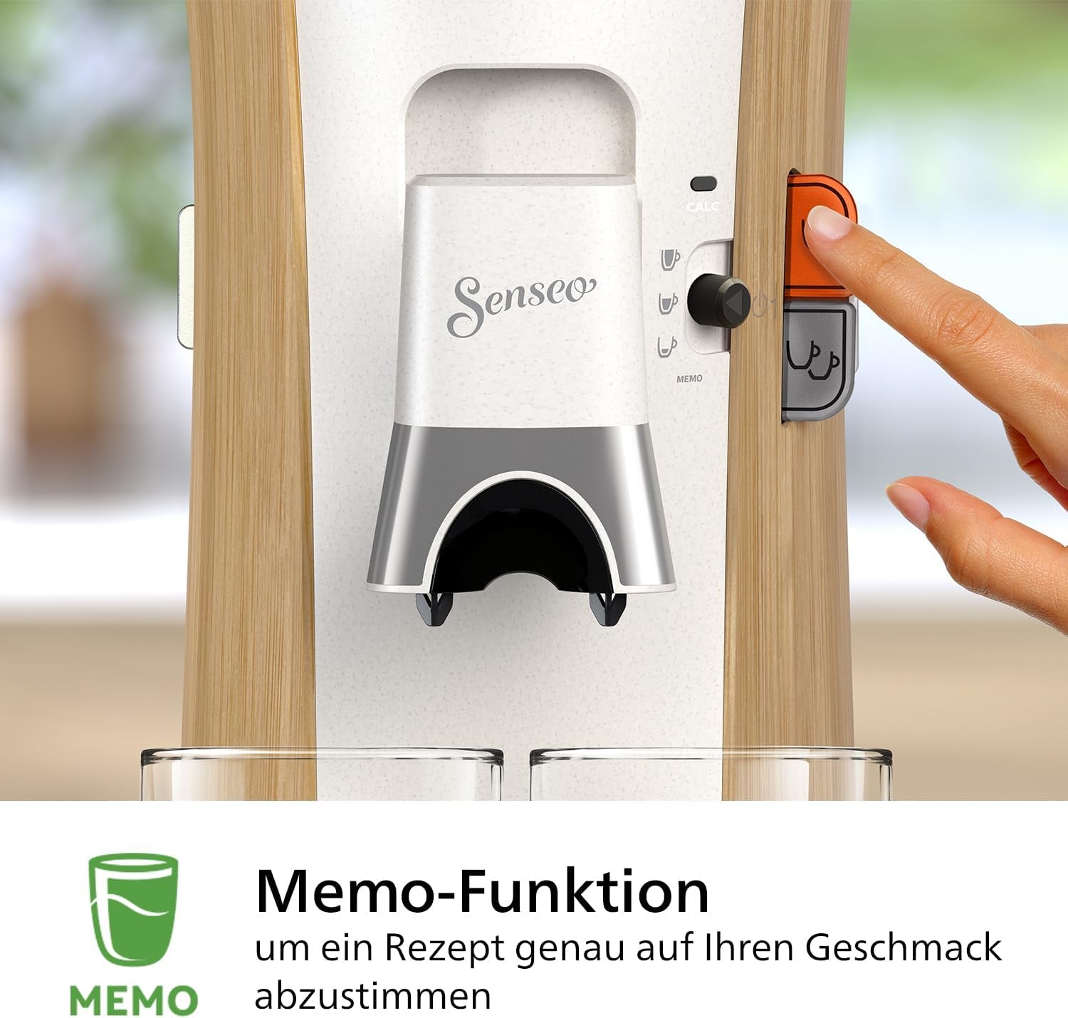 Ekspres do kawy z kapsułkami PHILIPS Senseo Select - Intensity Plus, z funkcją Memo na 3 specjały kawowe, Crema Plus, produkt ekologiczny, wysokiej jakości, jedwabiście biały (CSA240/05)