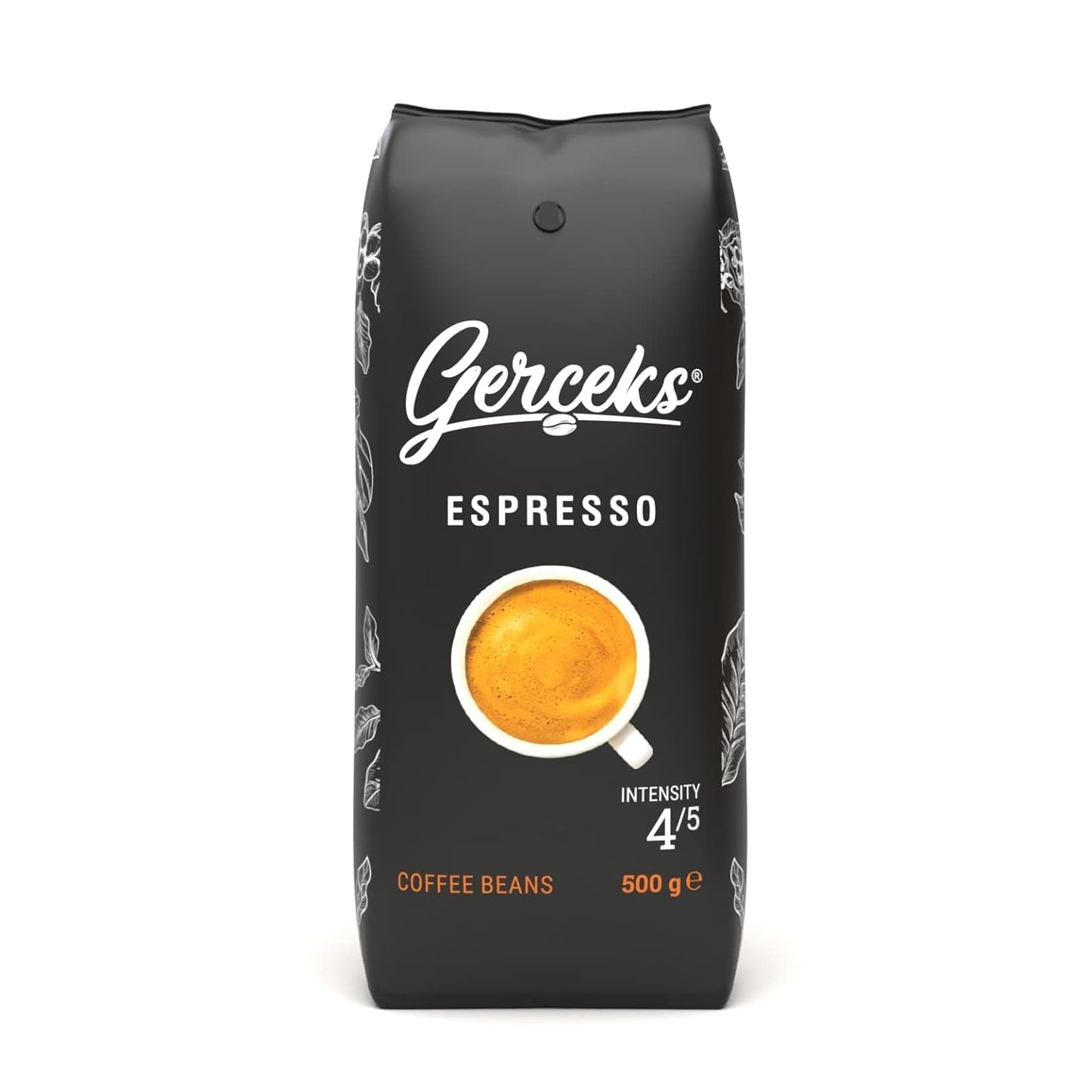 Espresso Kaffeebohnen mocne 500g, Barista Kaffee schokoladig und säurearm, Espressobohnen, Bohnenkaffee mit Arabica und Robusta, delikatna Crema, idealna do Cappuccino