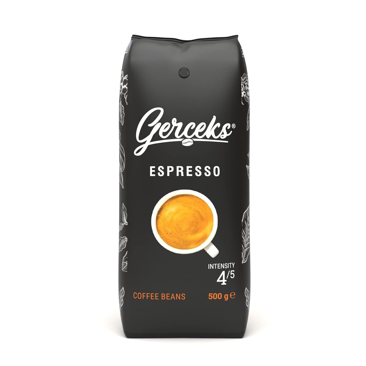 Espresso Kaffeebohnen mocne 500g, Barista Kaffee schokoladig und säurearm, Espressobohnen, Bohnenkaffee mit Arabica und Robusta, delikatna Crema, idealna do Cappuccino