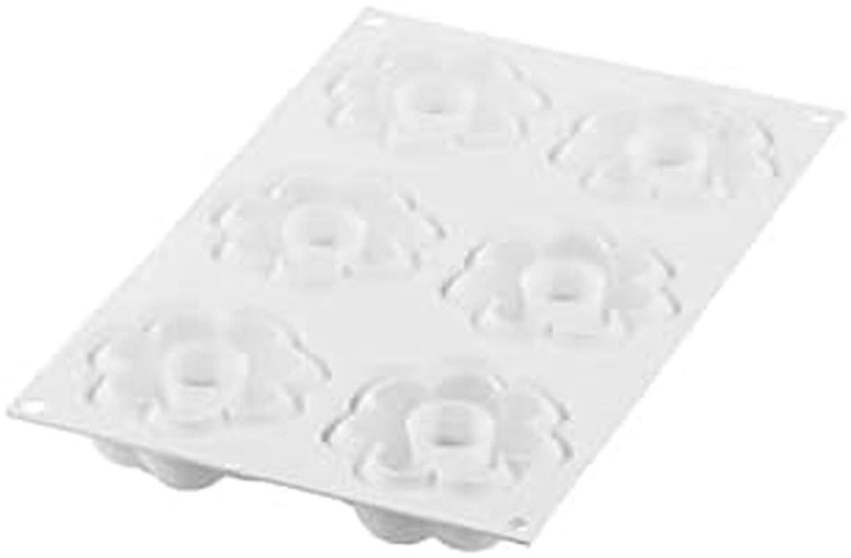 Silikomart, forma korony z truflami silikonowymi Ø 8,2 x wys. 2,9 cm, 6 wnęk, 90 ml Kitchen Naty Shop