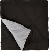 Poszwa na kołdrę z mikrofibry Amazon Basics, do noszenia obustronnie, 220 X 240 cm, szaro-czarna Kołdry i kołdry Naty Shop