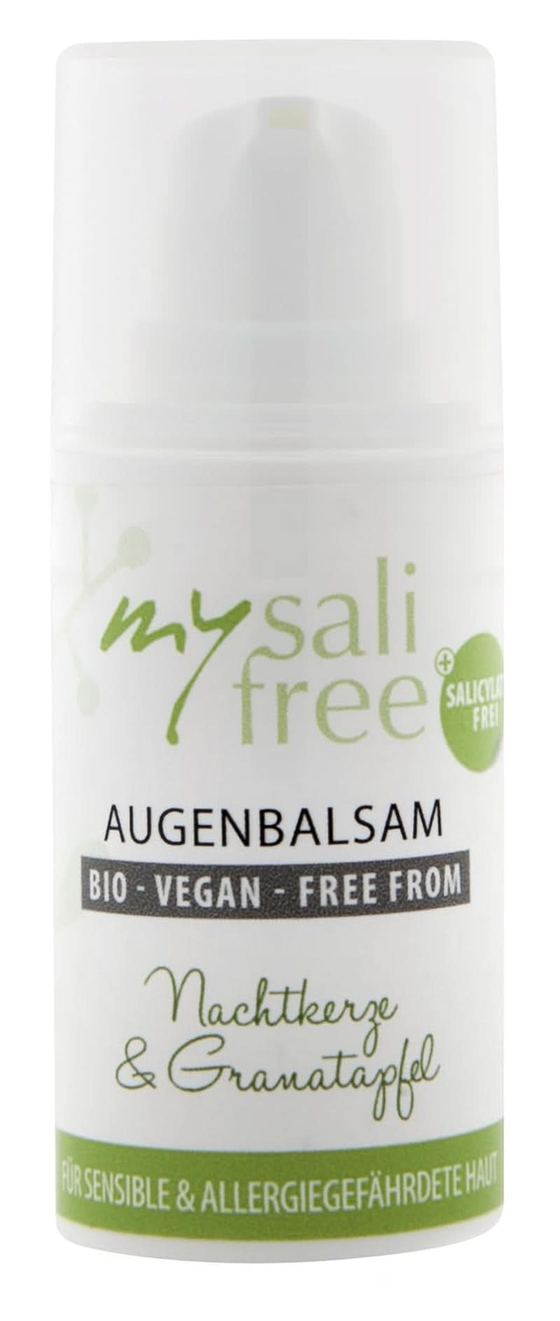 Mysalifree BIO BALSAM DO OCZY, intensywny krem ​​przeciwzmarszczkowy pod oczy do skóry wrażliwej z granatem i ochrą, 15 ml Kosmetyki i Uroda Naty Shop