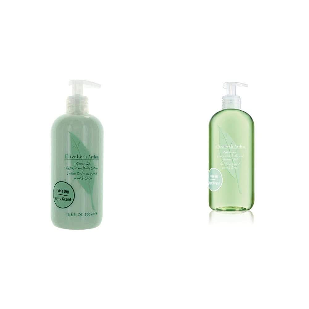 Elizabeth Arden - orzeźwiający balsam do ciała o zapachu ekstraktu z zielonej herbaty, 500 ml Pod prysznic i do kąpieli Naty Shop Zestaw Balsam do ciała + żel pod prysznic