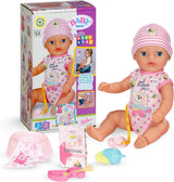 BABY Born Lena (Girl) - laleczka bobas 36 cm - 7 funkcji, w tym akcesoria i materacyk - Działa całkowicie bez baterii - Odpowiednia dla małych dzieci od 1 roku