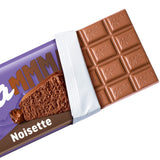 Milka MMMAX Noisette – Alpejska czekolada mleczna z delikatnym i kremowym nadzieniem z orzechów laskowych – 250g