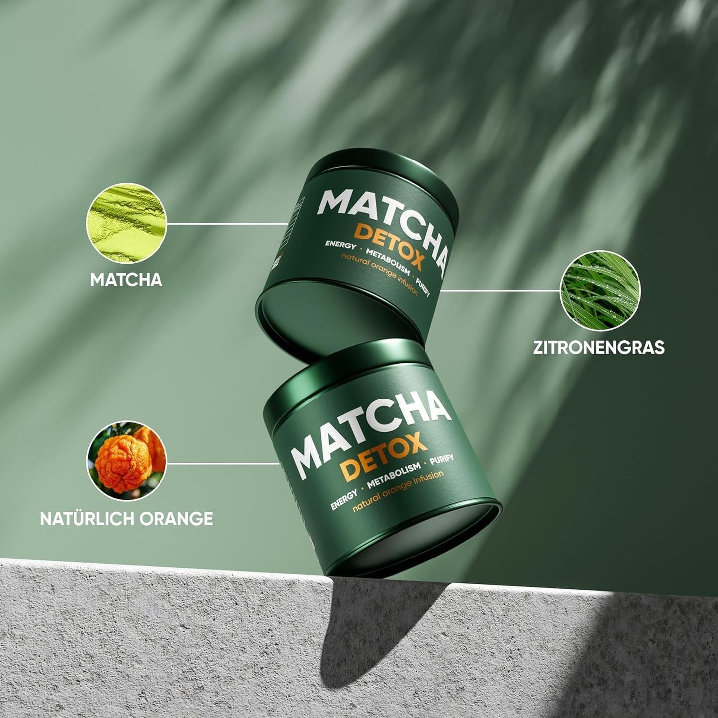 WOW TEA Matcha w proszku - drobny proszek z Japonii o świeżym smaku - idealny do herbaty Matcha, latte czy smoothies - bez dodatków (detoks)