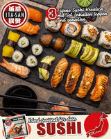 Zestaw do sushi ITA-SAN (9-częściowy kompletny zestaw, idealny dla początkujących, na próbę lub na prezent) 1 opakowanie