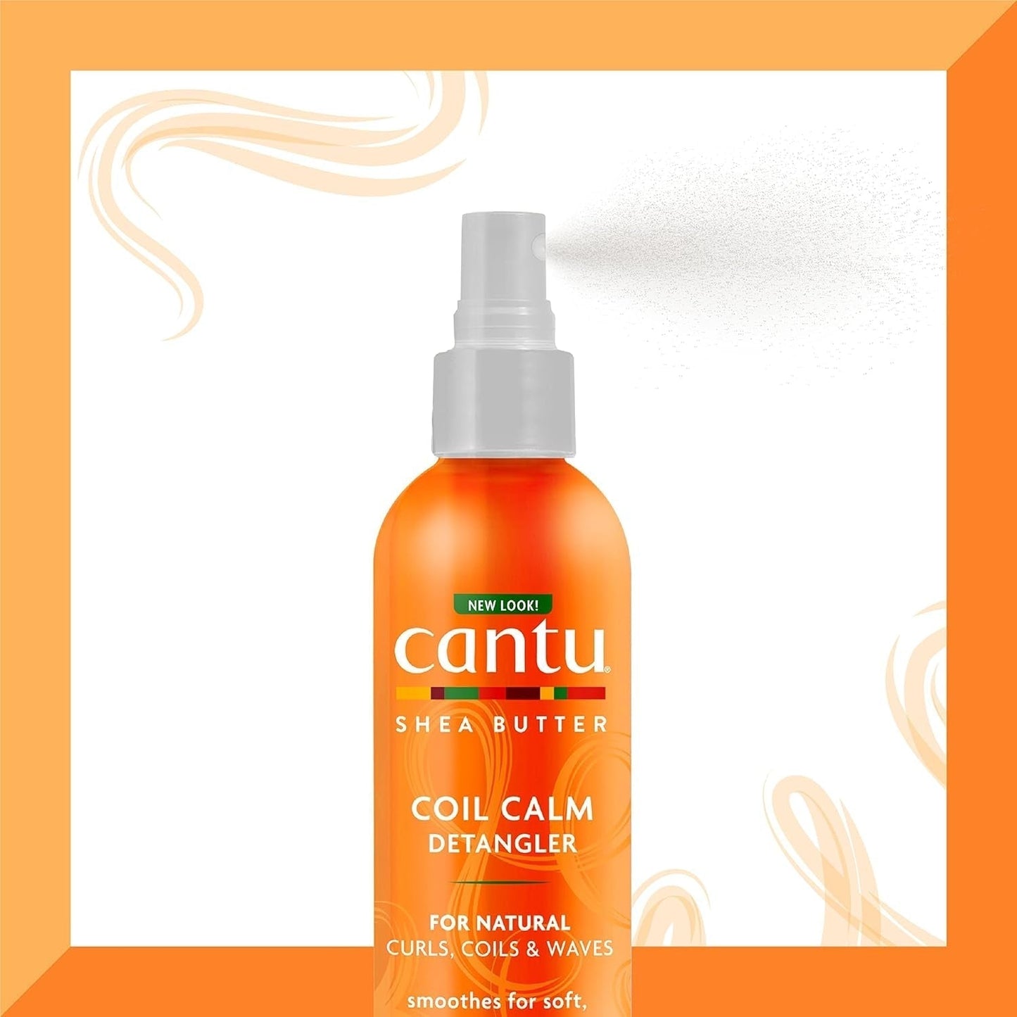 Cantu Coil Calm spray ułatwiający rozczesywanie, shea, kręcone włosy, 237ml Produkty do rozczesywania Naty Shop