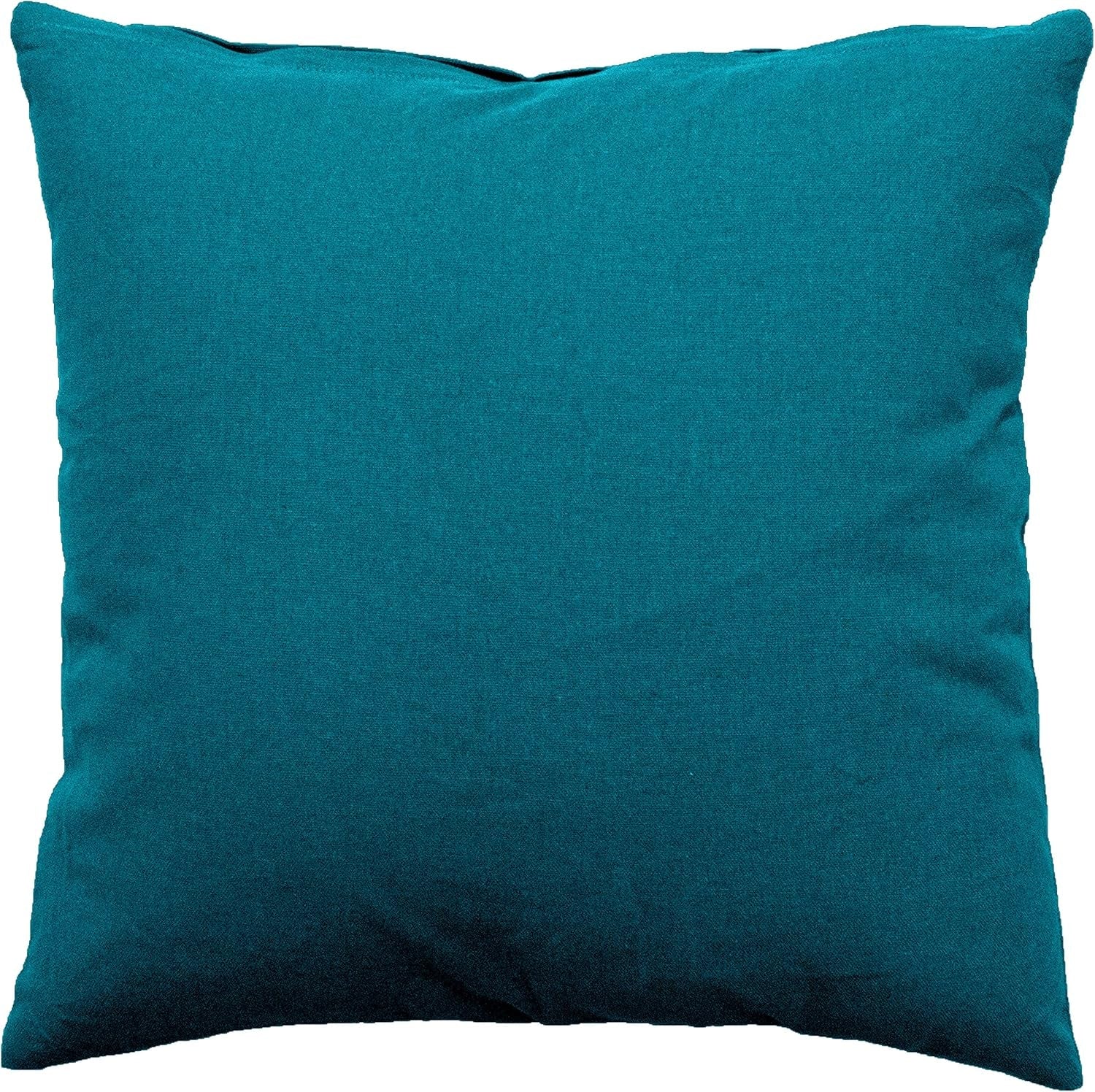Kołdra z 4 pomponami, juta, 90 x 190 cm, glina, 2007AGCHLJT090190, 90 x 190 cm Naty Shop Kołdry i kołdry niebieskie (Canard Blue)