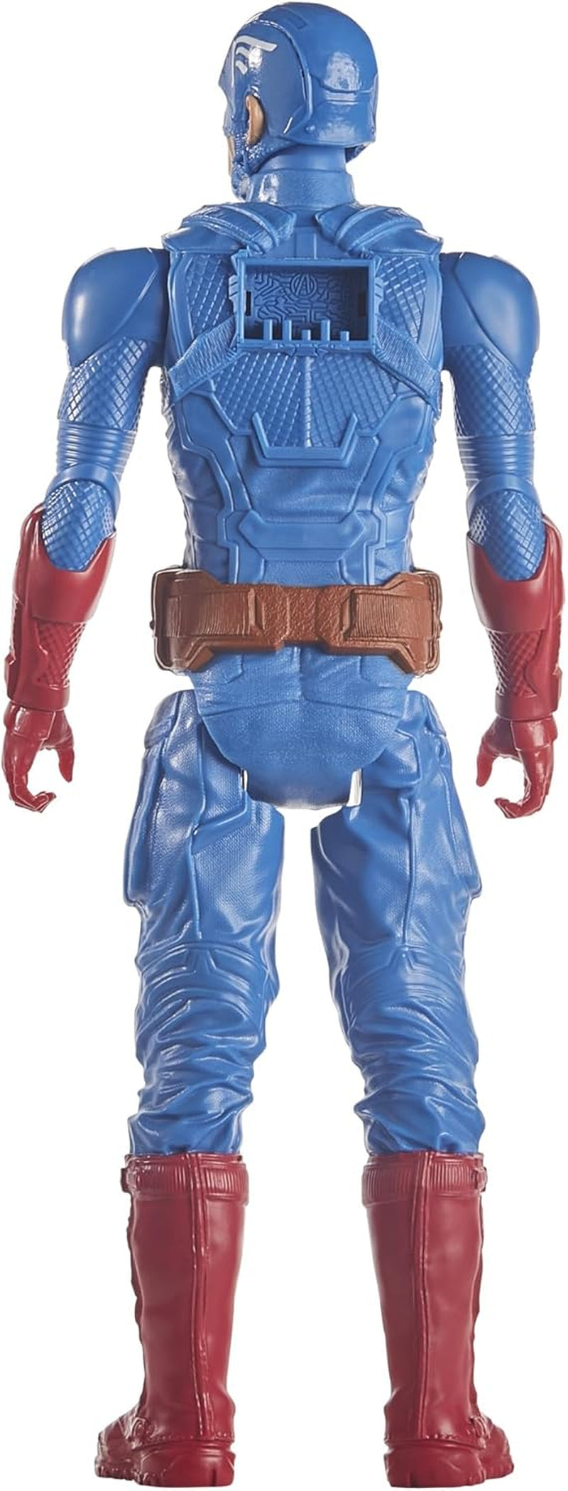 Marvel Avengers Titan Hero Series Blast Gear Kapitan Ameryka Figurka 30 cm Duża zabawka dla dzieci w wieku powyżej 4 lat Niebieskie figurki Naty Shop