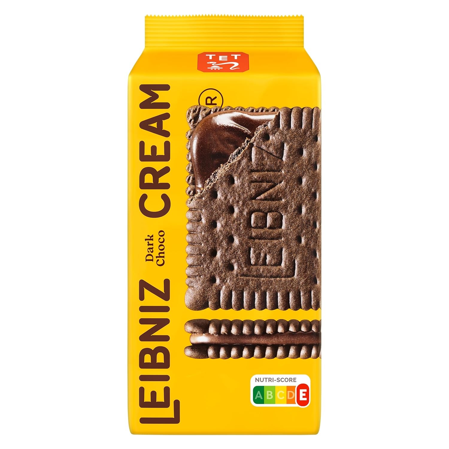 Chrupiące ciasteczka z kremem kakaowym i ciemną czekoladą, opakowanie 14 szt., do przechowywania lub sprzedaży (14 x 190 g)