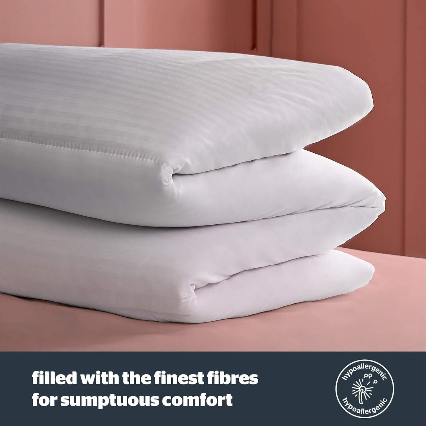 Kołdra Silentnight Hotel Collection do łóżek podwójnych 13,5 TOG, biała, mikrofibra, biała, łóżko pojedyncze 135 X 200Cm Kołdry i kołdry Naty Shop