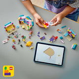 LEGO Friends Sklep w Heartlake Zestaw do zabawy dla dziewczynek od 6. roku życia Odgrywanie ról z 2 minilaleczkami, mikrolalką i zabawką dla kota 42649 Zestawy do budowania Besuche den LEGO-Store