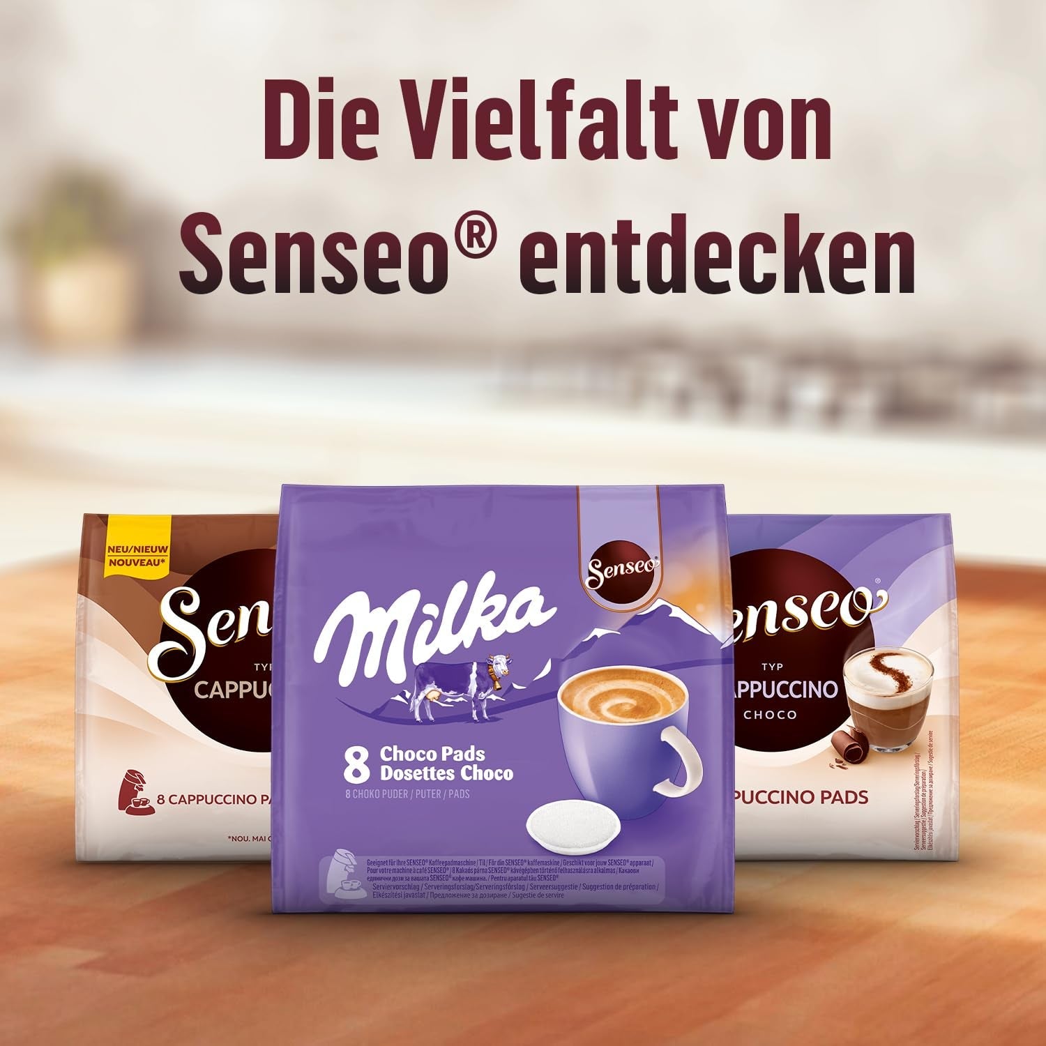 Senseo Pads Cappuccino Choco, 5 x 8 Getränke, 40 kapsułek Kaffeepad