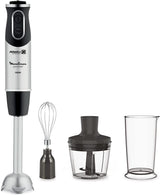 DD6558 DD655810 Quickchef Tauchmikser 3 w 1, technologia Powelix, 3 Zubehörteile, Edelstahl, Stahl/Schwarz Kitchen Naty Shop