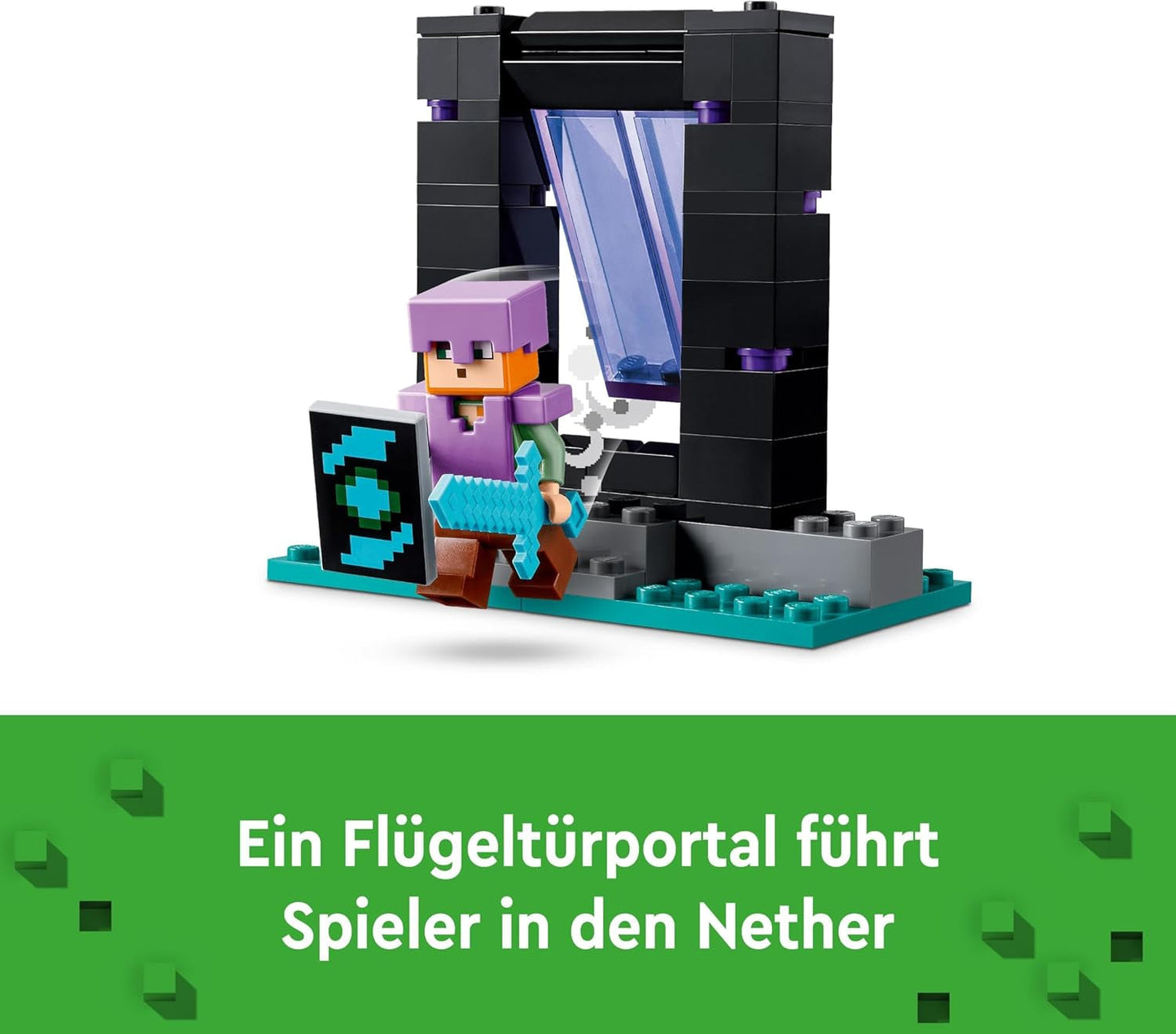 Zestaw LEGO Minecraft Zbrojownia z figurkami bohaterów, zabawkową bronią i figurką Alexa, zabawka akcji dla chłopców i dziewcząt, prezent dla graczy i dzieci w wieku 7 lat 21252 Zestawy do budowania Besuche w sklepie LEGO