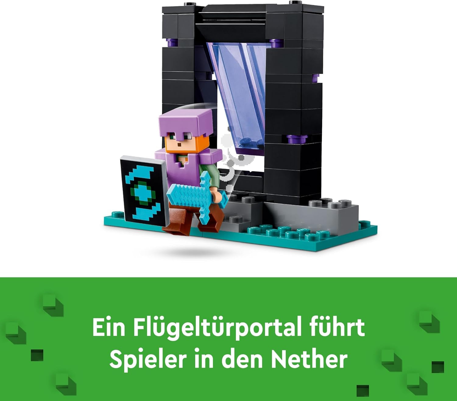 Zestaw LEGO Minecraft Zbrojownia z figurkami bohaterów, zabawkową bronią i figurką Alexa, zabawka akcji dla chłopców i dziewcząt, prezent dla graczy i dzieci w wieku 7 lat 21252 Zestawy do budowania Besuche w sklepie LEGO