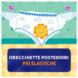 Pieluchy Pampers Sun and Moon, unisex, junior, rozmiar 5 (11-25 kg), 120 pieluch