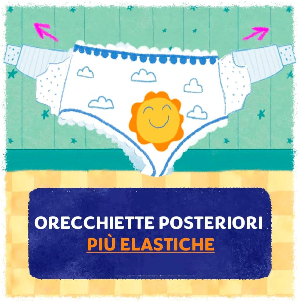 Pieluchy Pampers Sun and Moon, unisex, junior, rozmiar 5 (11-25 kg), 120 pieluch