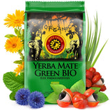 Ekologiczna herbata mate, zbierana tradycyjnie, suszona bez dymu | Herbata Mate Mas Guarana BIO 200G | Organiczne liście luzem | Z guaraną, liśćmi mięty, trawą cytrynową i kwiatami chabra