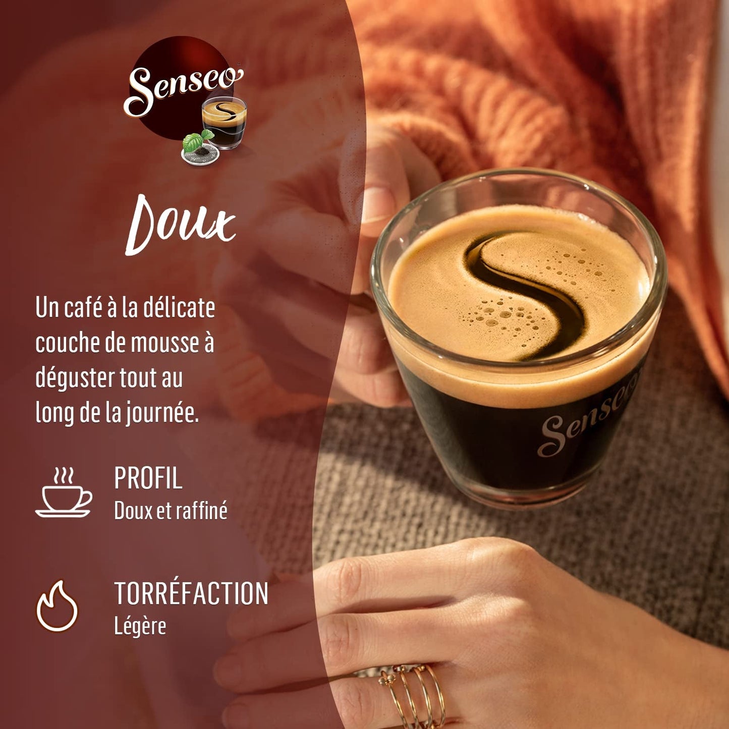 Podkładki Senseo Kaffeepads Doux Sanft 54