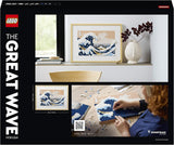 LEGO 31208 Art Hokusai - Wielka fala 3D Japońskie dekoracje ścienne Zestaw do rękodzieła Oprawione płótno oceaniczne Hobby dla dorosłych DIY Dekoracje domowego biura Zestawy do budowania Besuche w sklepie LEGO