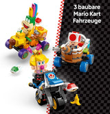 LEGO Super Mario: Mario Kart — zestaw Baby Peach i Grand Prix, figurki Nintendo — Toad, Lakitu, Baby Peach i Lemmy, prezent dla chłopców, dziewcząt i graczy w wieku powyżej 8 lat, zabawka przygodowa 72036 Zestawy do budowania Szukaj w sklepie LEGO