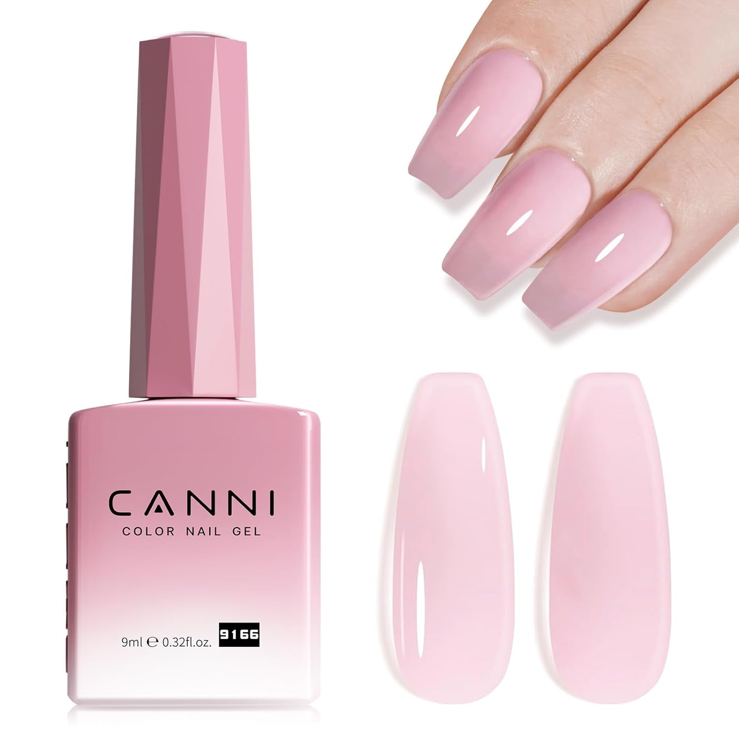 Żelowy lakier do paznokci CANNI, półtrwały, ciemnofioletowy, lakier do paznokci, żel UV, Soak Off, Manicure