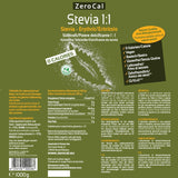 Stewia 1:1 (Erytryt - Stewia) - Natürlicher Zuckerersatzstoff, 1000 G Słodziki Naty Shop