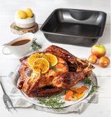 Zenker Xxl-Brat- Und Auslaufform (40 X 8 X 34 Cm) SPECIAL COOKING, Rechteckige Ofenform Mit Antihaftbebeschichtung, Backblech Für Krosse Braten & Saftige Aufläufe (Farbe: Schwarz), Menge: 1 Stück Formy i blachy do pieczenia Naty Shop