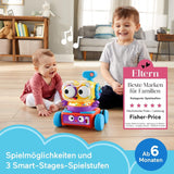 Robot uczący się Fisher-Price 4 w 1 Linus dla niemowląt i małych dzieci, Zabawka od 6 miesiąca życia - mówiąca po niemiecku, HCK39 Baby Toys Naty Shop