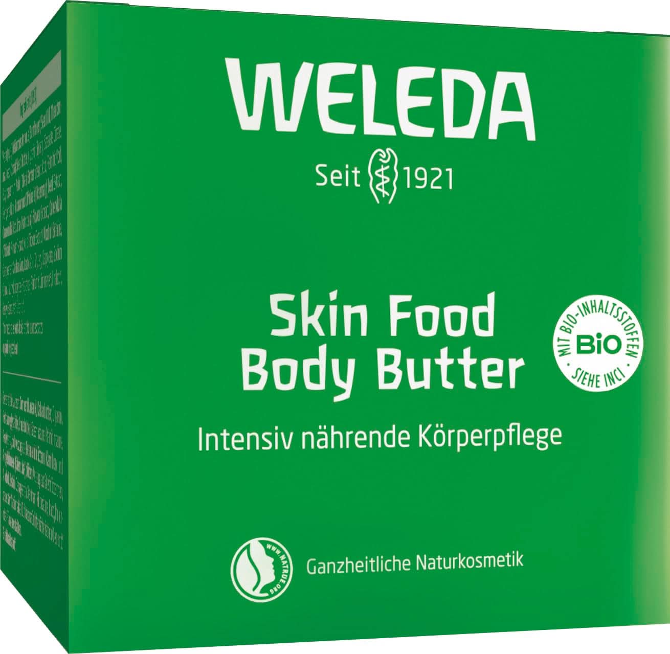 WELEDA Organiczne masło do ciała Skin Food, unisex krem ​​do pielęgnacji ciała do pielęgnacji skóry suchej i szorstkiej, 150 ml Prysznic i kąpiel Naty Shop
