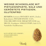 Venchi - Czekoladowe jajko o smaku pistacjowym, z całą pistacją, z niespodzianką, bezglutenowe, 500g, kolekcja wielkanocna, pomysł na prezent