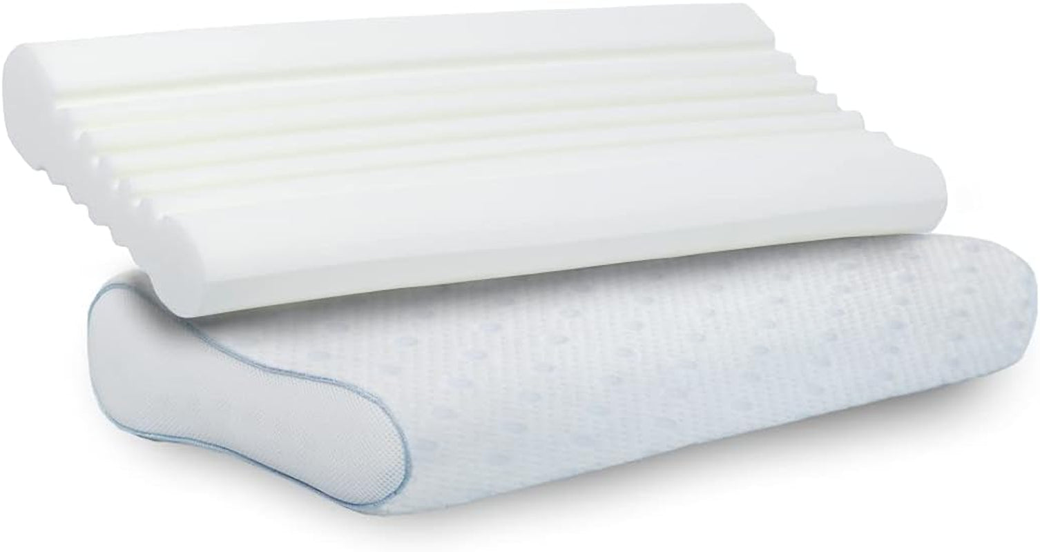 PARADIES Poduszka pod kark 40X80 cm - Revita Ergonomic - Certyfikat IGR, Ergonomiczna poduszka podtrzymująca szyję Wysokość: 10 Cm Poduszki ortopedyczne szyjne Naty Shop Paratex Ergonomic