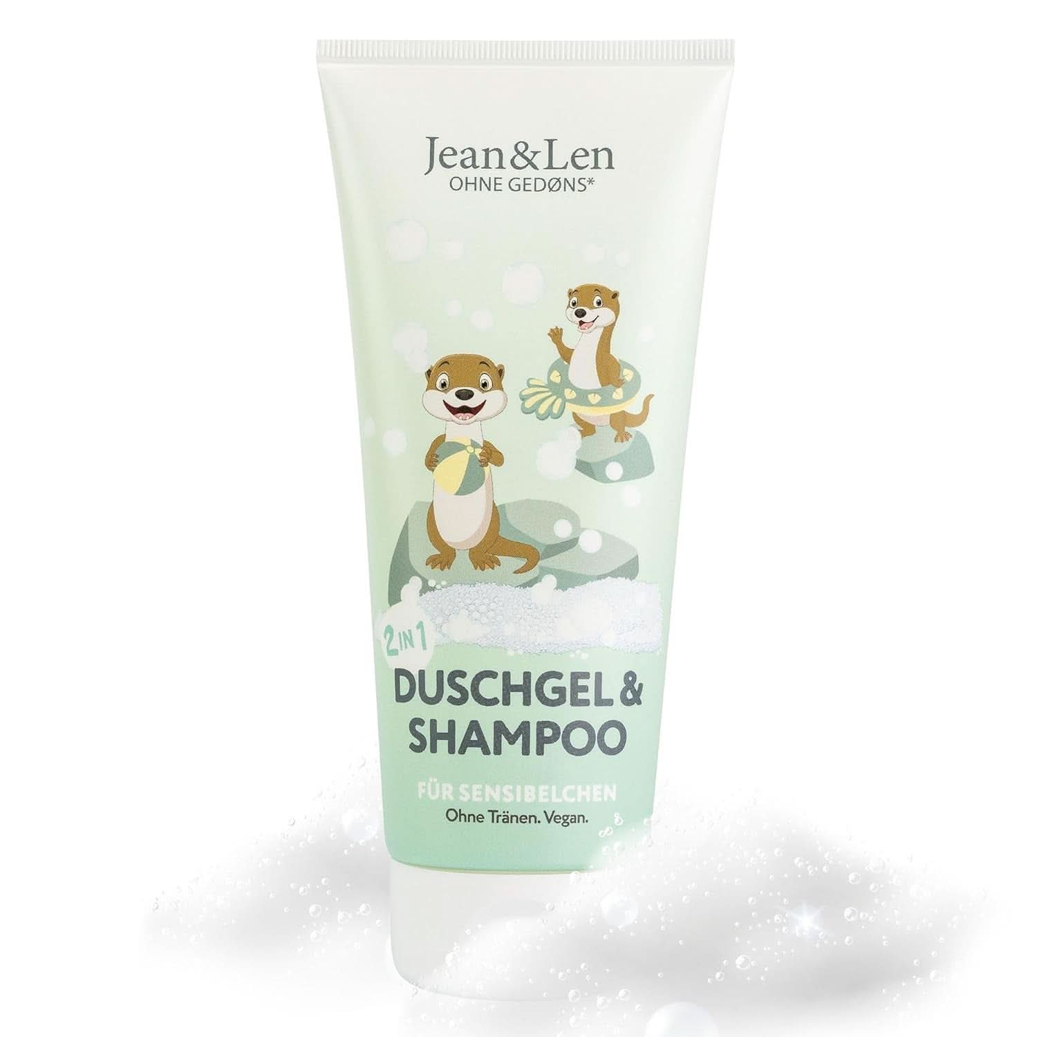 Jean&Len 2w1, Żel pod prysznic i szampon dla wrażliwych dzieci, 200 ml Pod prysznic i do kąpieli Naty Shop