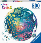 Ravensburger Puzzle 17170 Koło kolorów - Ocean i łódź podwodna Puzzle 500 elementów Puzzle Naty Shop