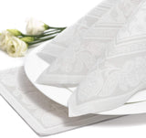 Papstar 11682 50 serwetek „Royal Collection” 1/4 złożenia 40 X 40 cm „Ozdoby”, białe