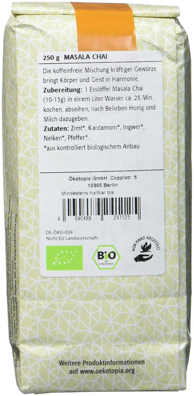 Masala Chai, opakowanie 1 szt. (1 x 250 g)