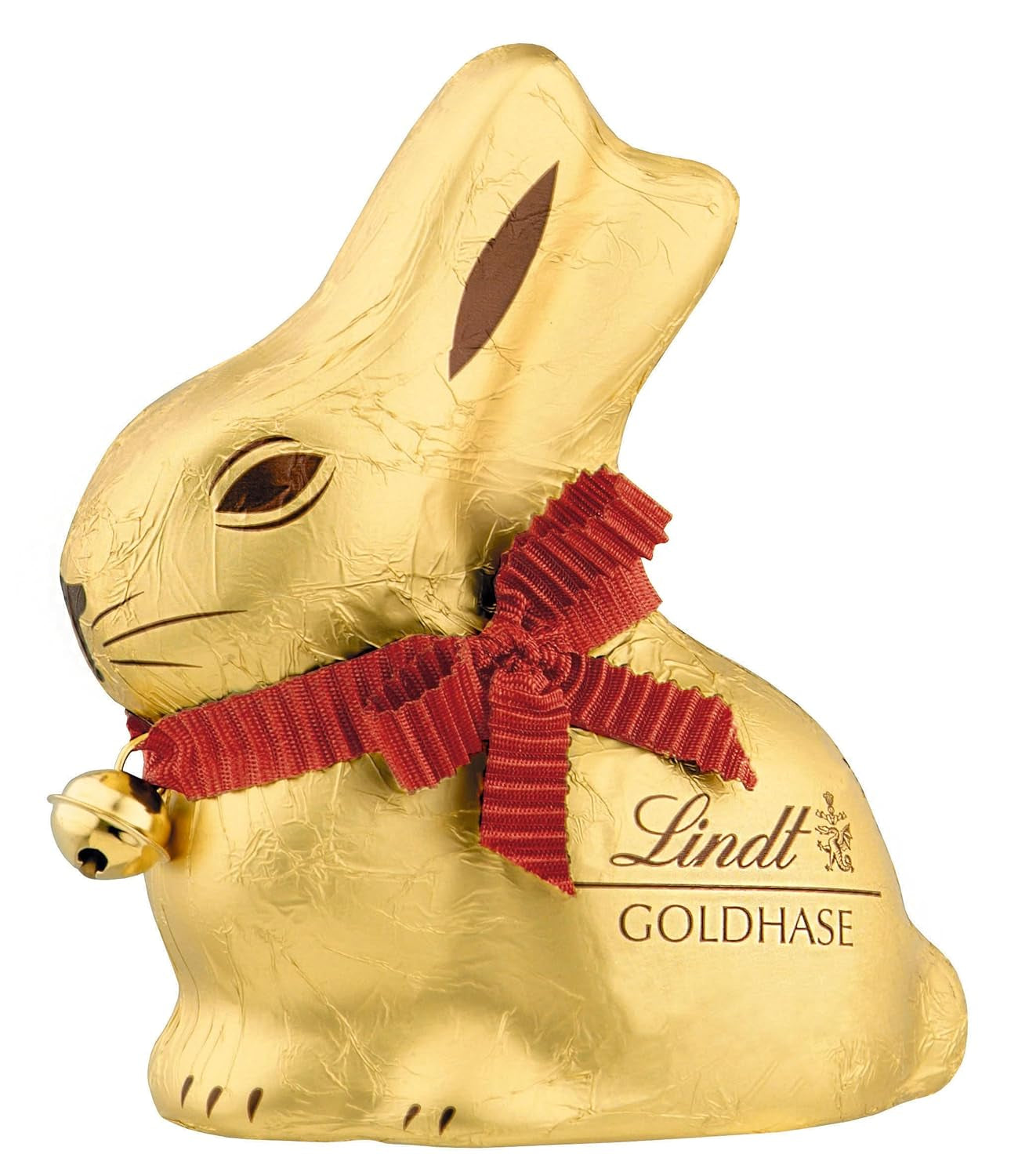 Lindt Czekoladowy Złoty Króliczek | Złoty Króliczek 100g | Czekolada mleczna premium z króliczkiem wielkanocnym | Czekolada Wielkanocna | Prezent czekoladowy | Czekoladowy Króliczek | Zając Wielkanocny
