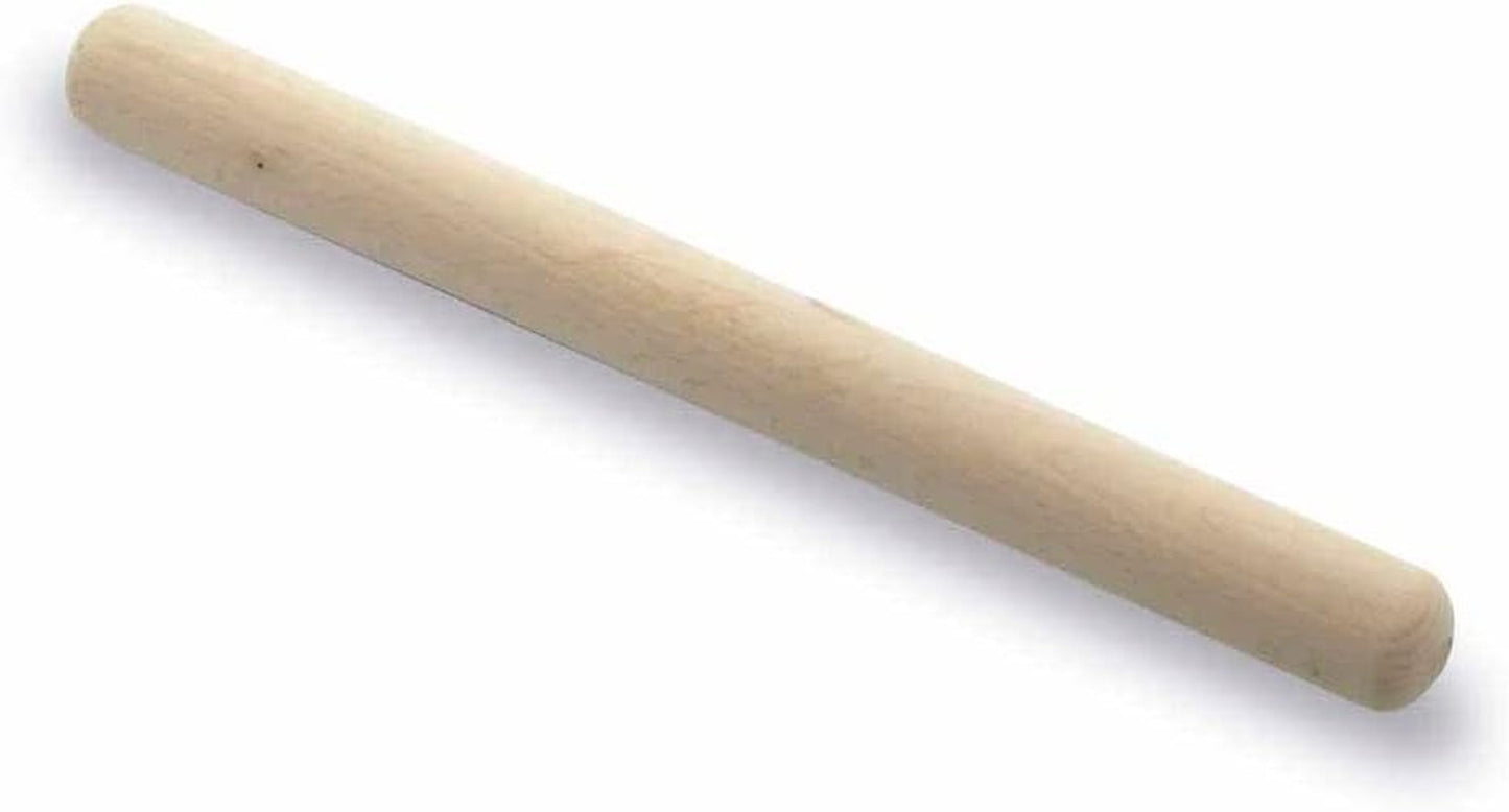 Wałek do ciasta, drewno bukowe, 43 cm, 8414271681424, beżowy