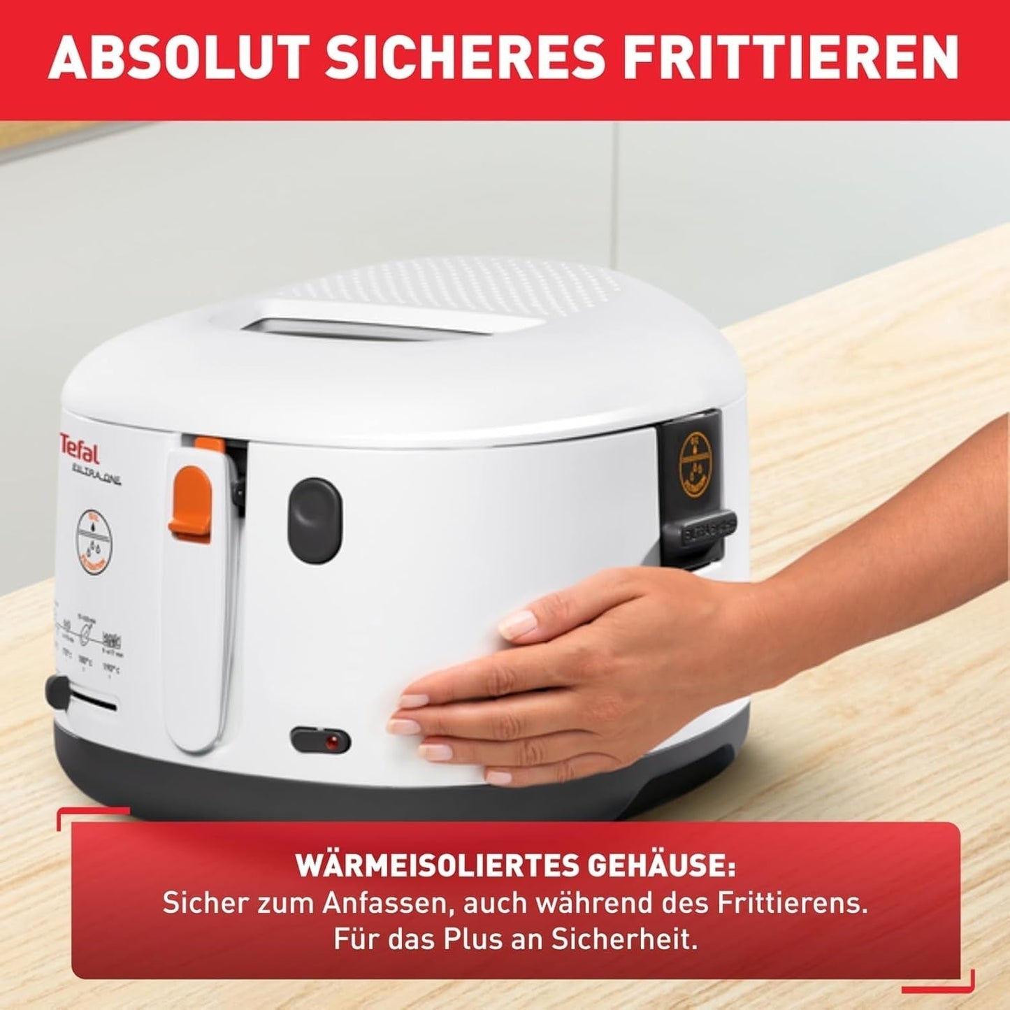 Tefal FF1631 Filtra One frytownica, 1900 W, pojemność 1,2 kg Sprzęt AGD Naty Shop