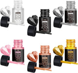 Brokat jadalny w płynie, 60 ml Naty Shop Zestaw 6 kolorów x 10 ml