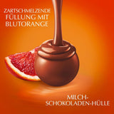 Lindt LINDOR Czerwone Pomarańczowe Kulki Czekoladowe | 1 kg zamykana torebka | ok. 80 cukierków czekoladowych z rozpływającym się w ustach nadzieniem | Opakowanie zbiorcze, prezent czekoladowy