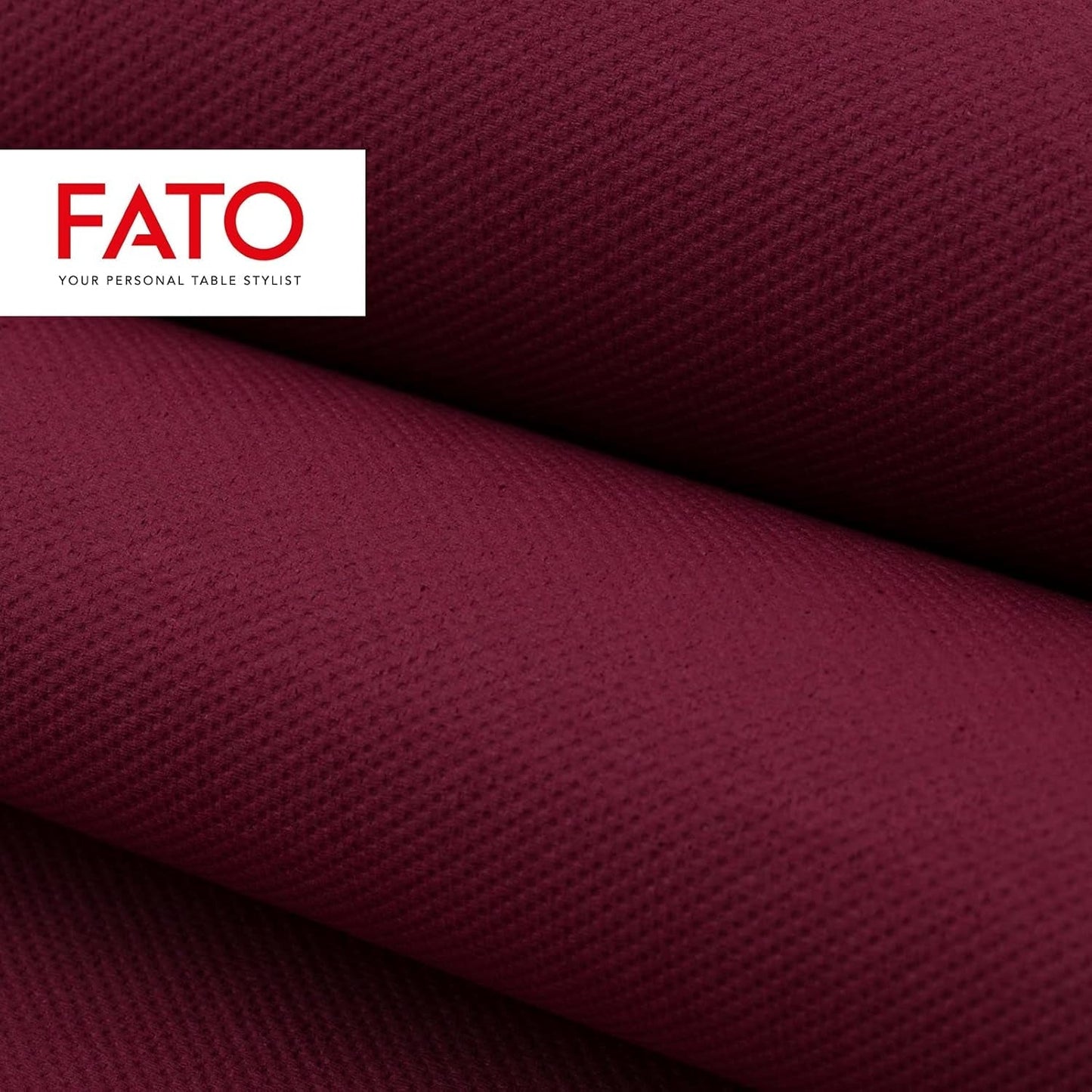 - Miękkość i miękkość Jednorazowa bibułka 40 sztuk 38X38 Rozmiar 4-krotnie 2-warstwowa Bordeaux Kolor 100% czystego papieru celulozowego Certyfikat Fsc (3 paczki)