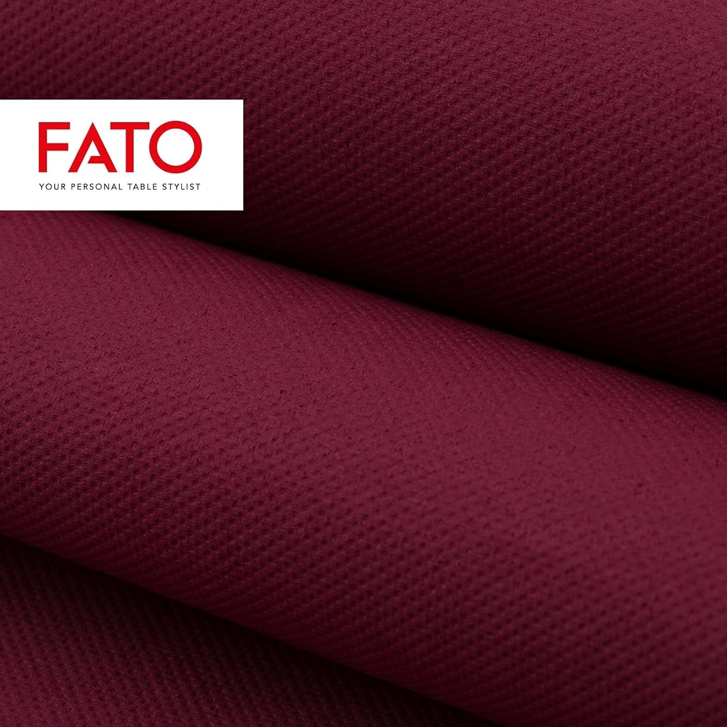 - Miękkość i miękkość Jednorazowa bibułka 40 sztuk 38X38 Rozmiar 4-krotnie 2-warstwowa Bordeaux Kolor 100% czystego papieru celulozowego Certyfikat Fsc (3 paczki)