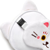 Poduszka podróżna z maską Relaxeazzz - talizman kota Maneki Neko Poduszki podróżne Naty Shop