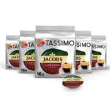 Tassimo Kapseln Jacobs Caffè Crema Classico, 5 x 16 podkładek, 80 Kaffeekapseln
