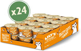 Lily's Kitchen Naturalna mokra karma dla dorosłych kotów, w puszkach, smaczne kawałki w sosie z kurczaka, bez zbóż (24 tacki x 85 g)